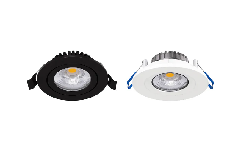 Infällda spotlights